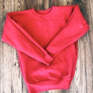 Red pullover